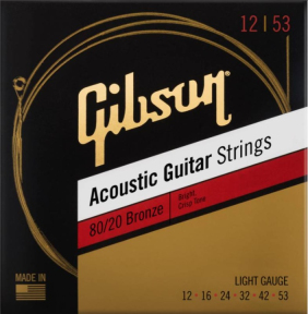 Струни для акустичних гітар GIBSON SAG-BRW12 LIGHT