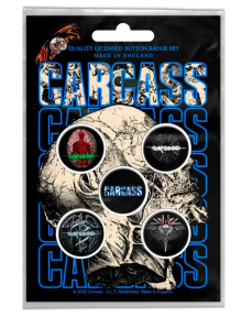 Подарунковий набір значків CARCASS - NECRO HEAD (iol-019)