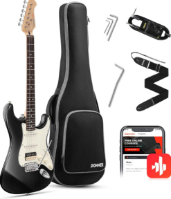 Электрогитара Donner Music DST-400 Electric Guitar Black