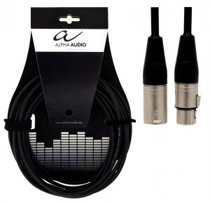 Мікрофонний кабель Alpha Audio XLR(п)xXLR(м) (9м) 190665