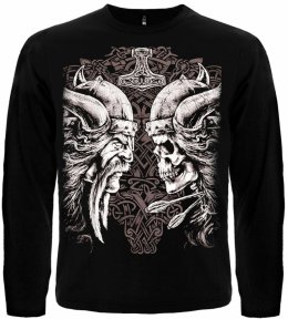 Футболка з довгим рукавом Viking With Skull
