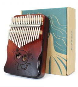 Калимба Mbira Body з резонаторними отверстиями, 17 клавіш, 