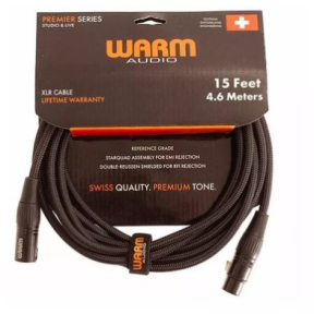 Кабель мікрофонний WARM AUDIO Prem-XLR-15'