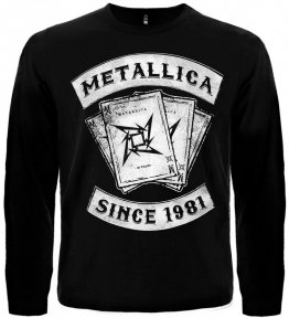 Футболка з довгим рукавом Metallica (since 1981)
