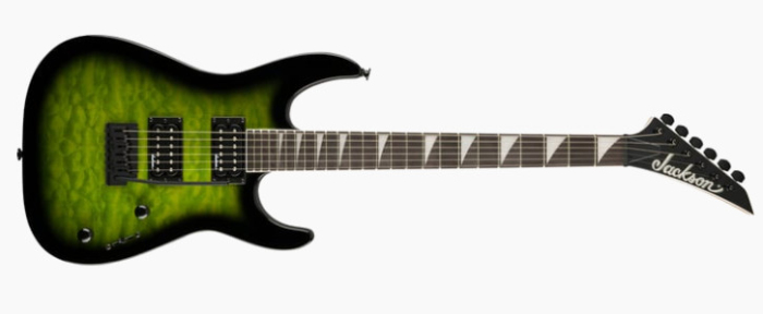 Электрогитара JACKSON JS20 DKQ 2PT TRANSPARENT GREEN 