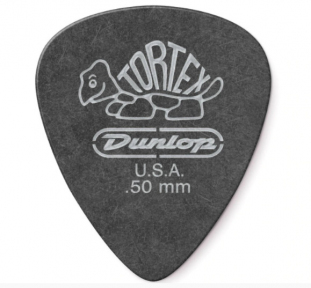Медиатор Dunlop Tortex Pitch Black Standard 0.5mm 4880 (1шт)