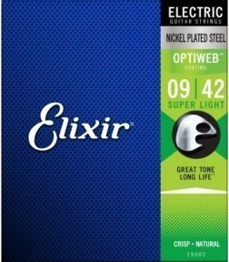 Струни для електрогітари Elixir EL OW SL 9-42