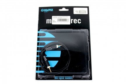 Кабель коммутационный Klotz AS-MM Stereo Cable Mini Jack 0.9 m (AS-MM0090)