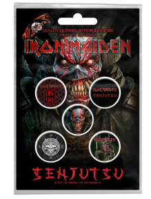 Подарунковий набір значків IRON MAIDEN - SENJUTSU (iol-032)