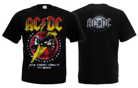 Футболка AC/DC For Those About To Rock 1981