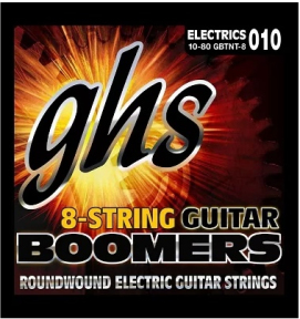 Струни для електрогітар GHS STRINGS BOOMERS GBTNT-8