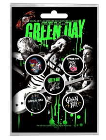 Подарунковий набір значків GREEN DAY - REVOLUTION (iol-025)