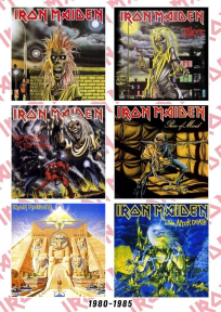 Стикерпак Iron Maiden (album covers 1980-1985)