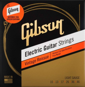 Струни для електрогітар GIBSON SEG-HVR10 VINTAGE REISSUE 10-46 LIGHT