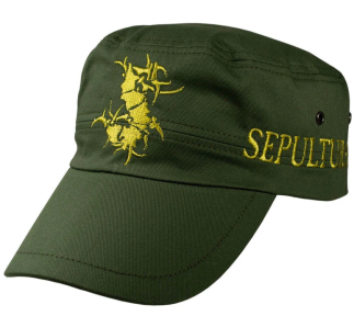 Кепка Sepultura (лого) олива