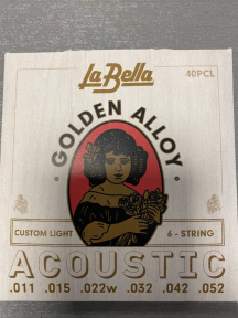 Струни для акустичної гітари La Bella 40PCL