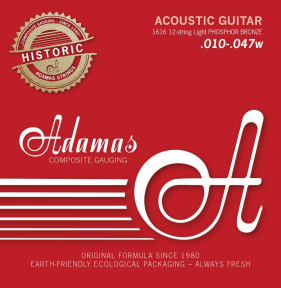 Струни для акустичної гітари Adamas Extra Light 010-047 664550