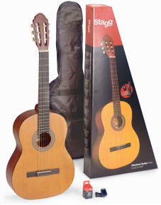 Класична гітара STAGG C440 M NAT PACK (чохол+тюнер) 