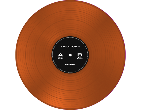 Вінілова платівка з таймкодом Native Instruments TRAKTOR Control Vinyl Orange Transparent