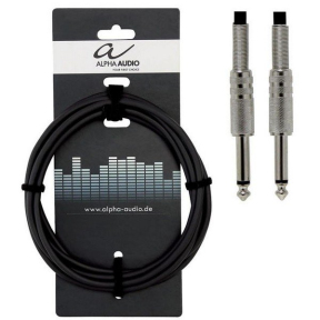 Инструментальный кабель Alpha Audio Basic mono jack x2 (3м) 190000