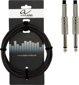 Інструментальний кабель Alpha Audio mono jack x2 (9м) 190010