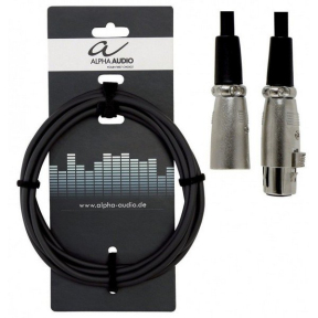 Кабель мікрофонний Alpha Audio XLR(п)xXLR(м) (6м) 190045