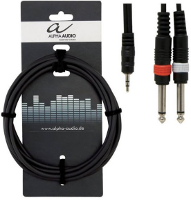 Кабель Alpha Audio mini jack/mono jack (6м) 