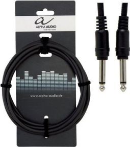 Кабель Alpha Audio mono jack/ mono jack 0.3 м 190305