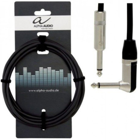 Інструментальний кабель Alpha Audio mono jack/ jack (кут 6м) 190525