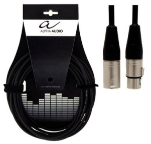 Кабель мікрофонний Alpha Audio XLR(п)xXLR(м) 1,5м 190540