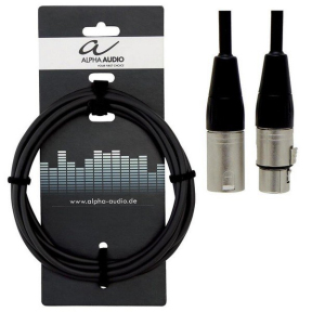 Кабель мікрофонний Alpha Audio XLR(п)xXLR(м) (6м) 190660