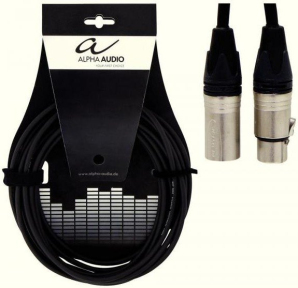 Кабель мікрофонний Alpha Audio XLR(п)xXLR(м) 3м 190860