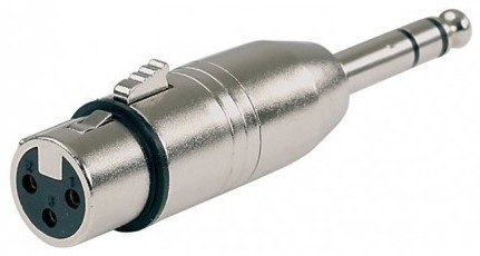 Переходник Alpha Audio stereo jack 6.3мм/XLR (п) 191611