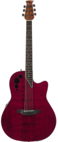 Электроакустическая гитара Applause AE44II-RR Mid Cutaway Ruby Red OV513225