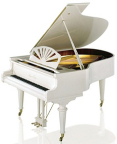 Рояль August Foerster 170 Classik white bright polished w/b