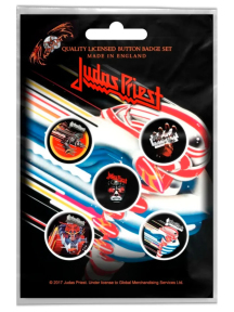 Подарунковий набір значків JUDAS PRIEST - TURBO (iol-042)