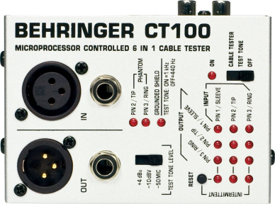 Тестер с для проверки кабелей Behringer CT100
