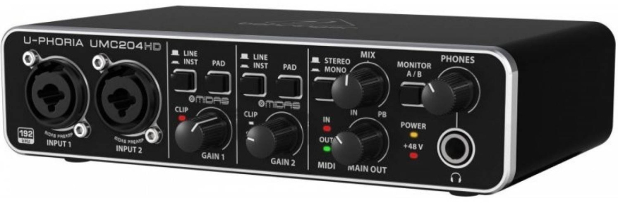 Аудіоінтерфейс Behringer UMC204HD