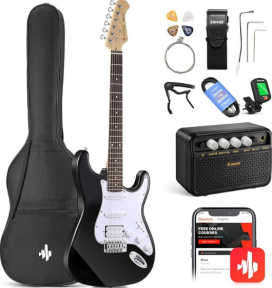 Электрогитара Donner Music DST-100 Sunburst Electric Guitar Kit Black