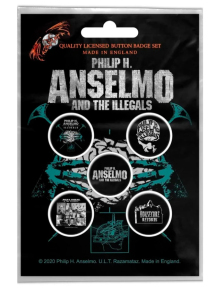 Подарунковий набір значків PHIL ANSELMO & THE ILLEGALS - BRAIN (iol-026)