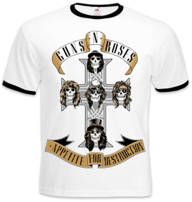 Футболка-рінгер Guns'n'Roses 