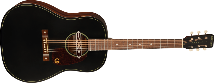Гитара электроакустическая GRETSCH DELTOLUXE DREADNOUGHT BLACK 
