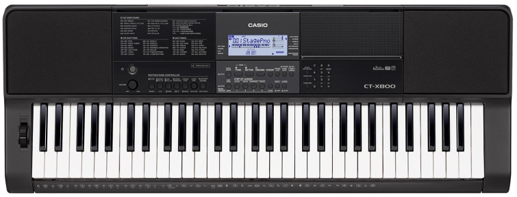 Синтезатор Casio CT-X800 + блок живлення