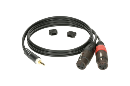 Кабель комутаційний Klotz AY8 Y-Cable Stereo Mini Jack - 2Xxlr Female Black 3 m (AY8-0300)