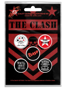 Подарунковий набір значків THE CLASH - LONDON CALLING (iol-031)