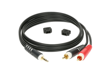 Кабель комутаційний Klotz AY7 Y-Cable Stereo Mini Jack - Rca Black 3 m (AY7-0300)