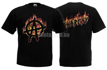 Футболка ANARCHY -(анархия - в огне)
