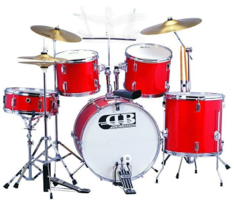 Ударна установка DB Percussion DB52-29 Metallic Red
