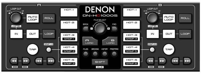 Sub-Midi контроллер Denon DJ DN-HC1000S