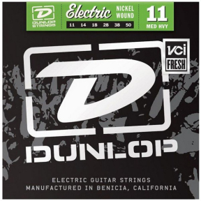 Струны для электрогитары Dunlop DEN1150 Nickel Plated Steel